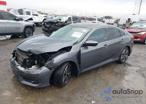 2016 Honda Civic Ex-T from USA, damaged, VIN 2HGFC1F3XGH651796